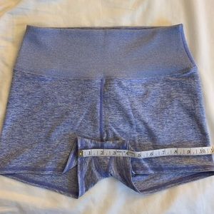 Alosoft shorts. Periwinkle. Size: L. High waist.
